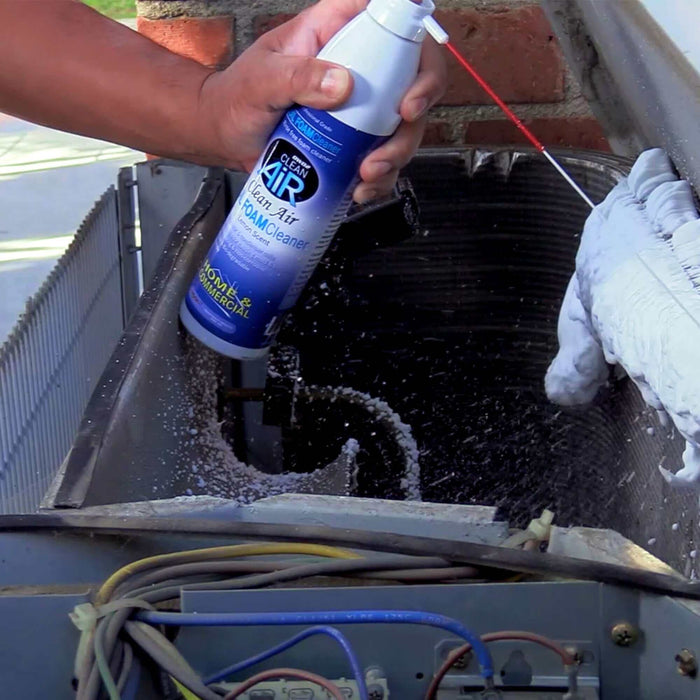  DWD2 Clean Air Foaming Coil Cleaner Home & Commercial - In Action