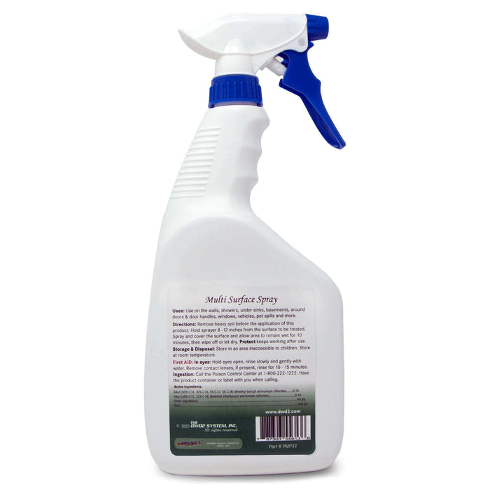  DWD2 Protect Multi-Surface Spray 32.oz Back 