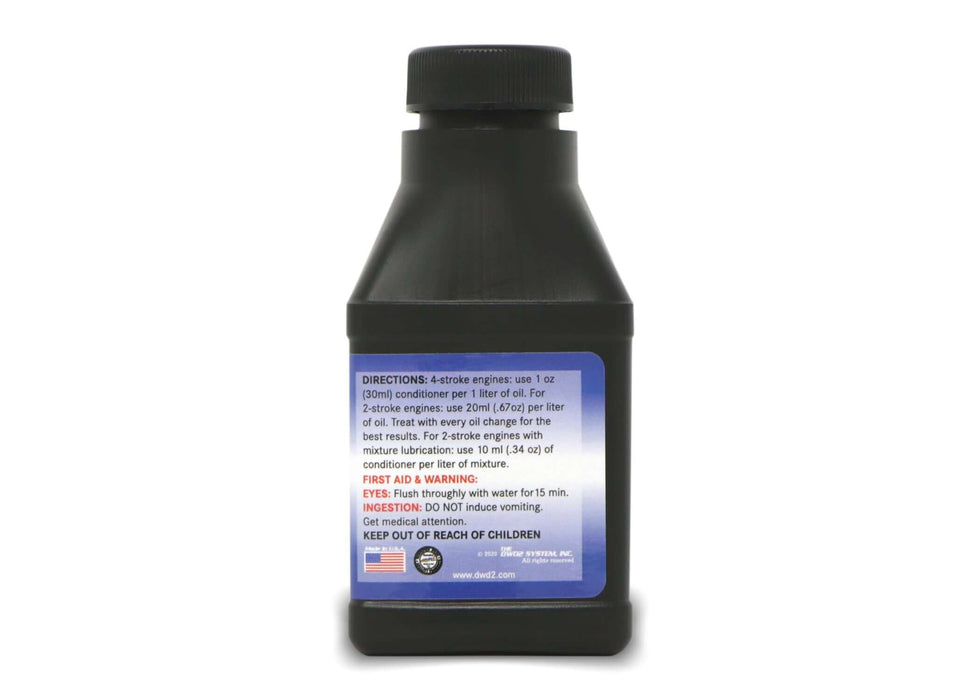  DWD2 Clean Metal Motorcycle Formula Back of Bottle