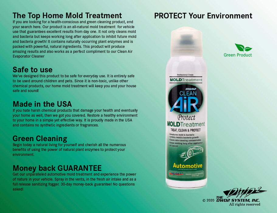  DWD2 Protect Automotive Mod-Odor Treatment Bullet Points